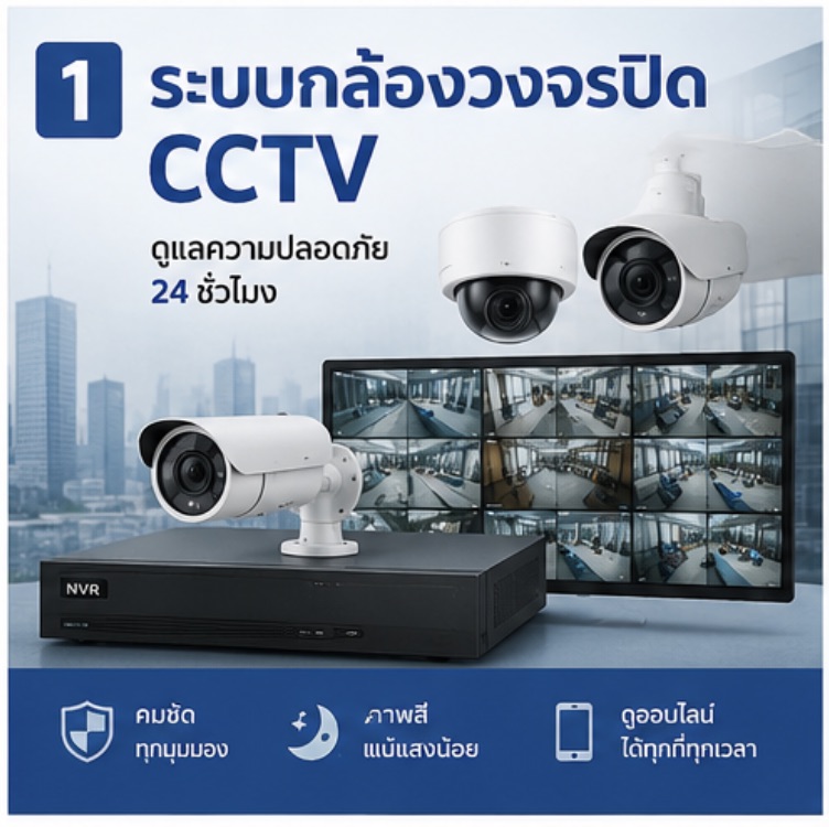 ระบบกล้องวงจรปิด CCTV